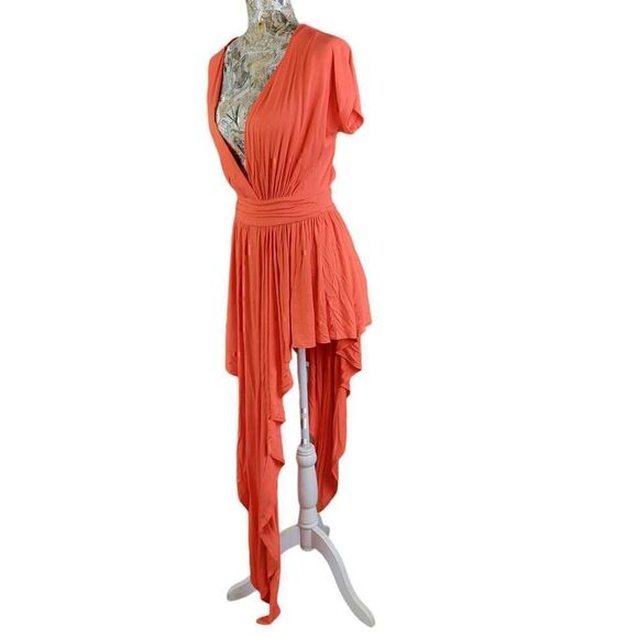 Goodtime USA Melon V Neck Long in the Middle Stretchy Mini Dress - Picture 6 of 11